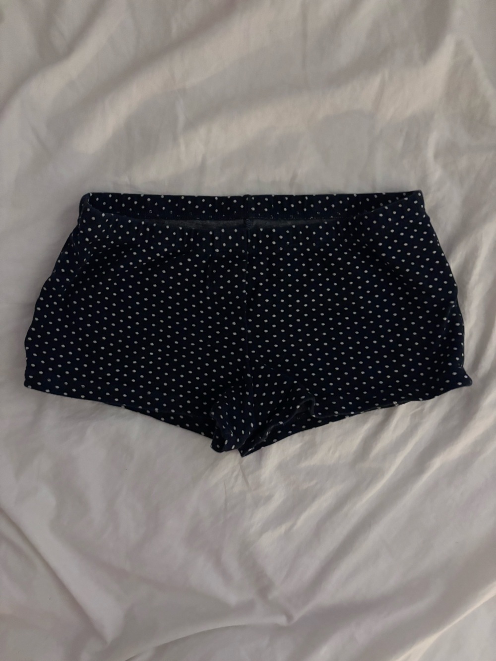 Brandy Melville Navy Polka Dot Shorts
